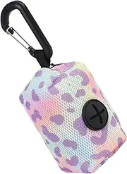 Dog Waste Dispenser – Poop Bag Carrier, Pet Cleanup Container | Lightweight Portable Storage Case, Leak Resistant Holder Design for Walks Parks Travel Outdoors Sanitation Cleanup Hikes Quick Use