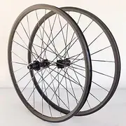 Wheelset 26 27.5 29 Inch Bicycles MTB Thru Axle Disc Brake Bearing Hubs 12 Speed Microspline Freehub Aluminium Mountain Bike Wheels with Flat Spokes (Color : Black, Size : 26inch)