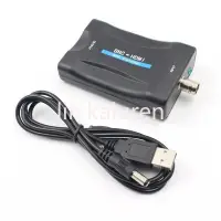 在飛比找蝦皮購物優惠-【崇德店】SCART/BNC轉HDMI高清轉換器 VGA t