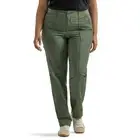 Lee Women's Plus Size Ultra Lux Comfort with Flex-to-Go Utility Pant Olive Grove
