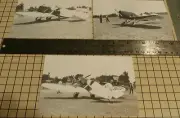 3: GRANVILLE'S 1ST GEE BEE SPORTSTER NR-49V SET#48 B & W 4" X 6" AIRPLANE PRINTS