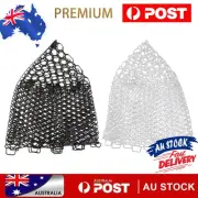Dip Net Head 32/40/55cm Rubber Net Head Fishing Dip Net for Freshwater Saltwater