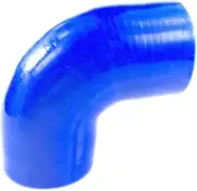 Universal 2.0" 2.5" 2.75" 3" 51mm 63mm 70mm 76mm 89mm 102mm 90 Degree Elbow Silicone Hose Intake Pipe Turbo Couple(Blue,102mm)