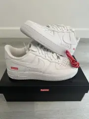 Nike Air Force 1 Supreme Low White US 8.5M - 2025