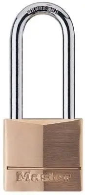 6 Pack 1-9/16 In. Solid-Brass Keyed Padlock, 4-Pin Tumbler 140DLH