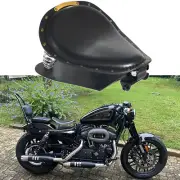 Motorcycle Bobber Spring Solo Seat With Base For Harley Sportster 48 XL 1200 883