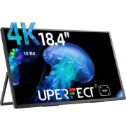 UPERFECT 18.4" Portable Monitor 4K Screen Extender USB C HDMI For Laptop PC