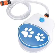 Dog Water Fountain Outdoor Drinking Water Toy, Activated Water Fountain with Hose, Dog Sprinkler Step On, Fun Dog Toys, Outdoor Dog Drinking Water