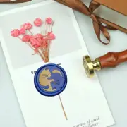 DIY Art Seal Head Craft Supplies Round for Packaging Scrapbooking (Two Cat) AU