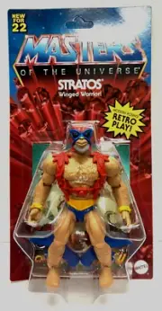 Masters of the Universe Origins STRATOS Action Figure MOTU Card Not Mint