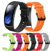 在飛比找Yahoo!奇摩拍賣優惠-適用於三星Galaxy Gear Fit2高品質運動矽膠錶帶