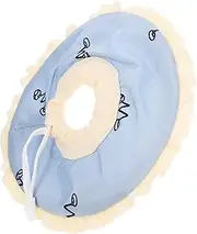 Toddmomy Guinea Pig Neck Circle Anti-bite Collar for Hamsters Comfortable Breathable Adjustable Size l