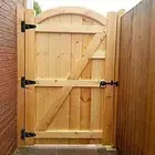 Brand New Hinge Tools 8pcs Black Heavy Wooden Fence Iron T-Shaped Door