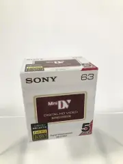 SONY Mini DV Cassette Tape 5DVM63HD 5 pack - Brand New Sealed ✅