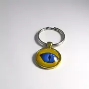 Golden Dragon Eye Keychain