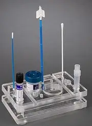 Laboratory Acrylic Papsmear Utensil Organisation Tray, Clear