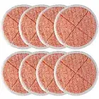 8 PACKS Deep Clean Spinwave Mop Pad for Bissell 2124 2039A Hard Floor Mop