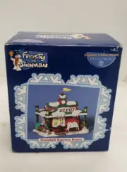 Dept. 56 Frosty the Snowman Snowball Express Depot New