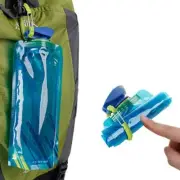 Foldable Water Bottle – Reusable Travel Soft Flask with Carabiner Clip