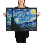vincent van gogh starry night Framed poster