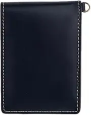 e-mono(イーモノ) [Imono] e-mono Pass Case Men's Women's leather three-sided two-fold pass holder (Navy)
