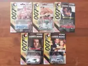 5 Corgi 007 Bond 1999 Collectors Cars On Cards. VHTF 1/64
