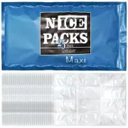 Nice Packs Reusable Dry Ice Packs for Shipping Frozen Food, Coolers, Lunch Bo...