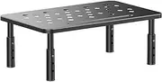 Desktop Monitor Riser Stand - Adjustable and Compact Multi-Purpose | Small Computer Stand for Multi-Purpose Use, Ideal for Optimizing Your Work Space by Reducing Negative Load