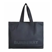 在飛比找momo購物網優惠-【BURBERRY 巴寶莉】BURBERRY 灰字LOGO精