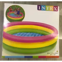 在飛比找蝦皮購物優惠-intex 彩虹三圈 147公分/彩虹四圈 168公分 充氣