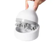 Multifunctional Rechargeable Head Massager Handheld Dragon Claw Hand Electric Head Massager-White