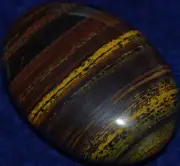 Large Soap-Shaped Hematite and Jasper Palm Stone #2