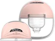Wearable Electric Breast Pumps with LED Display Hands-Free Breast Pump Portable Low Noise Leakproof Painless Breastfeeding Breastpump with 3 Modes 12 Adjustable Levels,Can Be Worn in-Bra,24mm (1 pcs)
