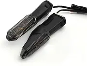 ESPEEDMTC for Kawasaki Z125/ Pro Z250 Z250SL Z300 Z400 Turn Signals Front Rear Light Shift Taillights Blinker Indicator (Smoke Shell)