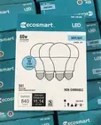 (PACK OF 4 BULBS) EcoSmart 60W Daylight A19 Energy Star Non Dimmable LED Light