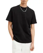Allsaints Nero Short Sleeved Crewneck Tee