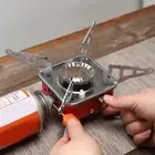 Camping Stoves Folding Outdoor Gas Stove Card Type Square Palm furnace Cookin νν