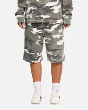 [XXIII] Xxiii Printed Thermal Shorts Camo - Size M M Camo