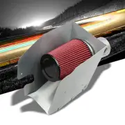 Silver Cold Air Intake+Heat Shield For Ford 08-10 F250/F350/F450 6.4L V8 Diesel