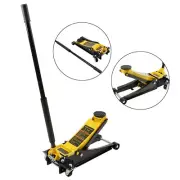 3 Ton Aluminum Steel Floor Jack & Dual Pistons Quick Lift Pump Lift Car Auto