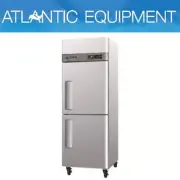 Austune CM3R24-2 Two x 1/2 Solid Doors Upright Fridge - 665 Litre