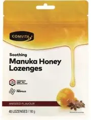 Comvita Manuka Honey Lozenges Aniseed 40x4.5g