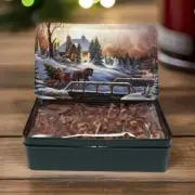 Jane Parker Fruitcake Chocolate Fruit Cake 16 Oz Loaf in a Tin FREE SHIPPING!