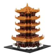 Catzon 4032 Pcs Micro Mini Blocks Yellow Crane Tower Model for Adults Kids