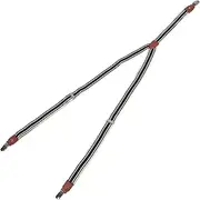 [COLLBATH] Elegant Men's Pant Suspender 3-clip Elastic Dressy Suspender for Jeans Comfortable Elastic Strap