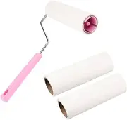 Mipcase 90Sheets Lint Roller Sticky Paper Extra Sticky Hair Remover for Pet Hair Lint Dust Clothes Furniture and Carpets Convenient Adhesive Roller Accessories for Home