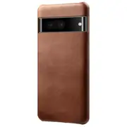 For Google Pixel 6a 5g Drop-proof Phone Case Pu Leather Coating Wear-resistant Hard Pc Protective Cover