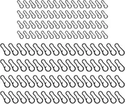 EMSea 120pcs Quick Change Clips 13mm 9mm Carp Fishing Tackle Snap Swivels Rigging Link Clips Carp Fishing Terminal Tackle for Freshwater Saltwater