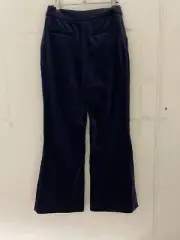 BNWT ZIMMERMANN NAVY GLASSY CROPPED FLARE PANT - SIZE 0/8 AU/4 US (RRP $595)