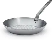 Mineral B Round Carbon Steel Grill-pan 10.25-Inch